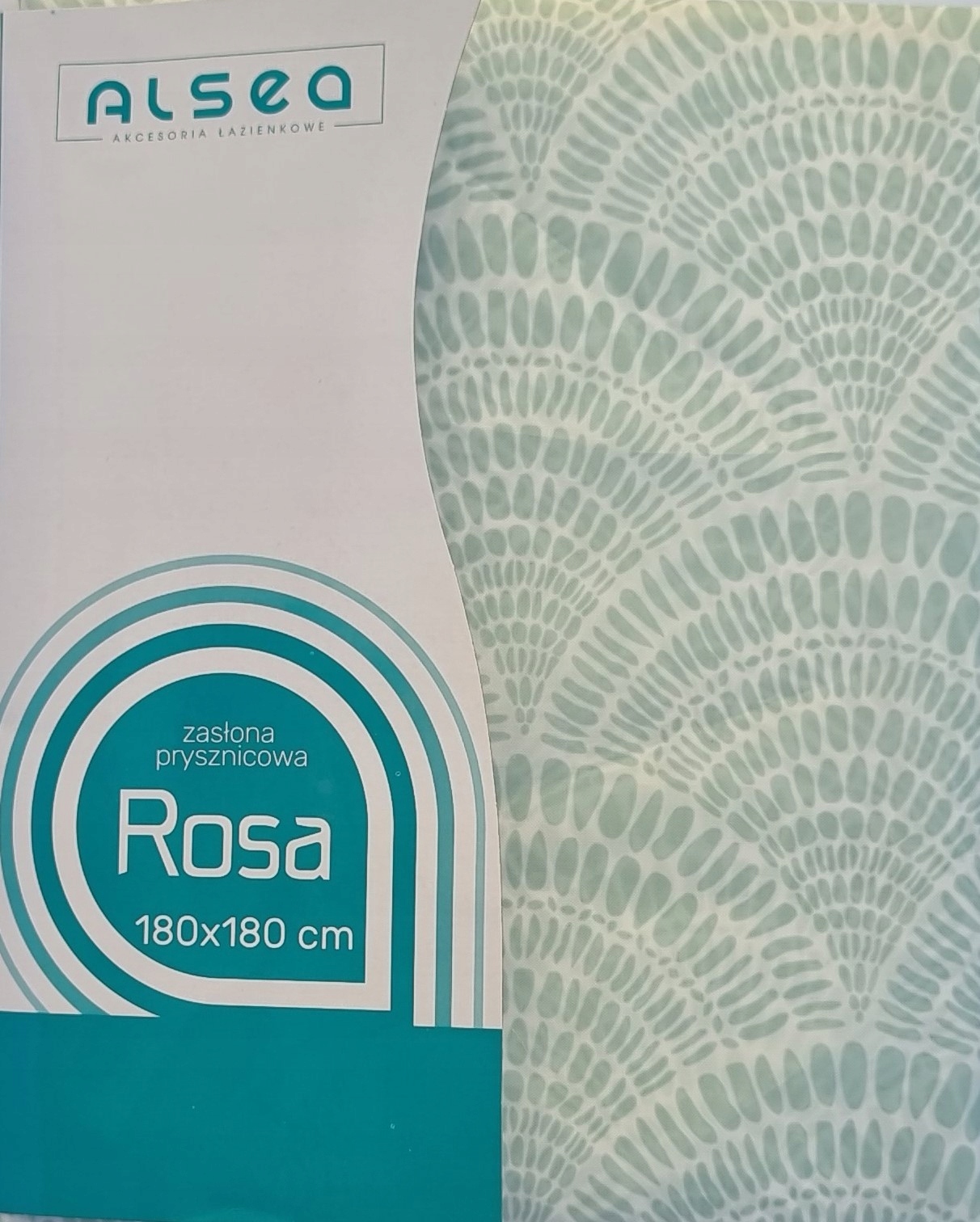 

Rosa Tekstylna Zasłona Zasłonka Prysznicowa Wz. 1