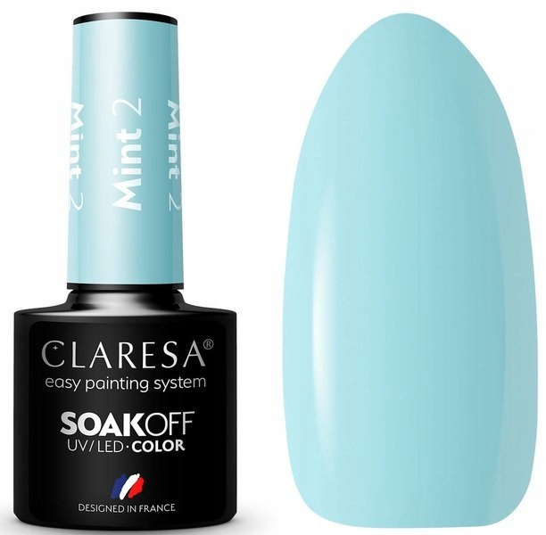 

Claresa Lakier Hybrydowy Mint 02