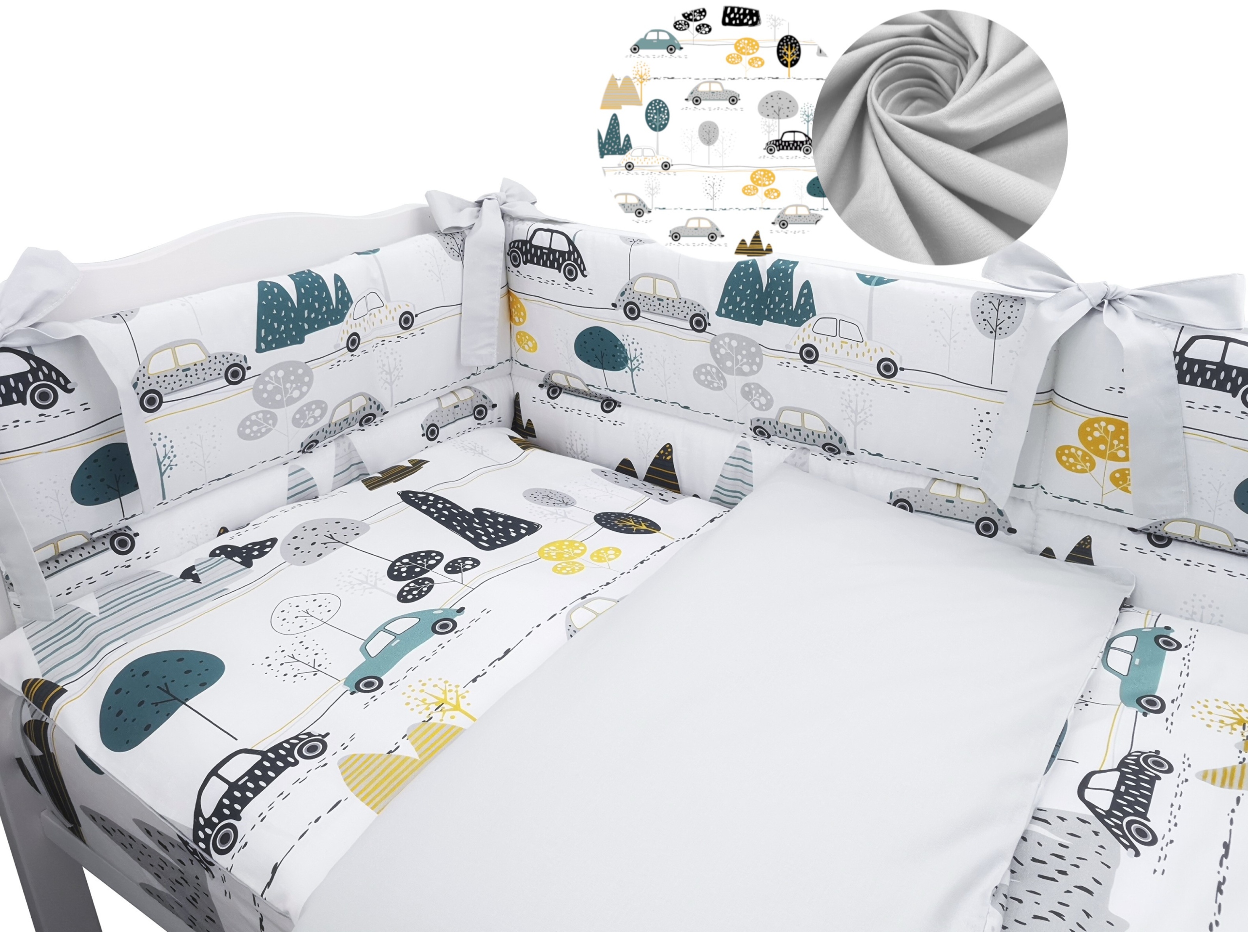 

Ochraniacz do łóżeczka 30x360 cm. Podróż