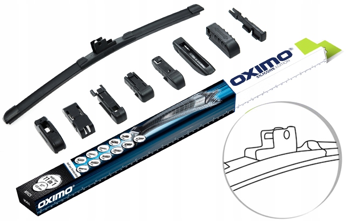 

Wycieraczka uniwersalna płaska Oximo MT425 425mm