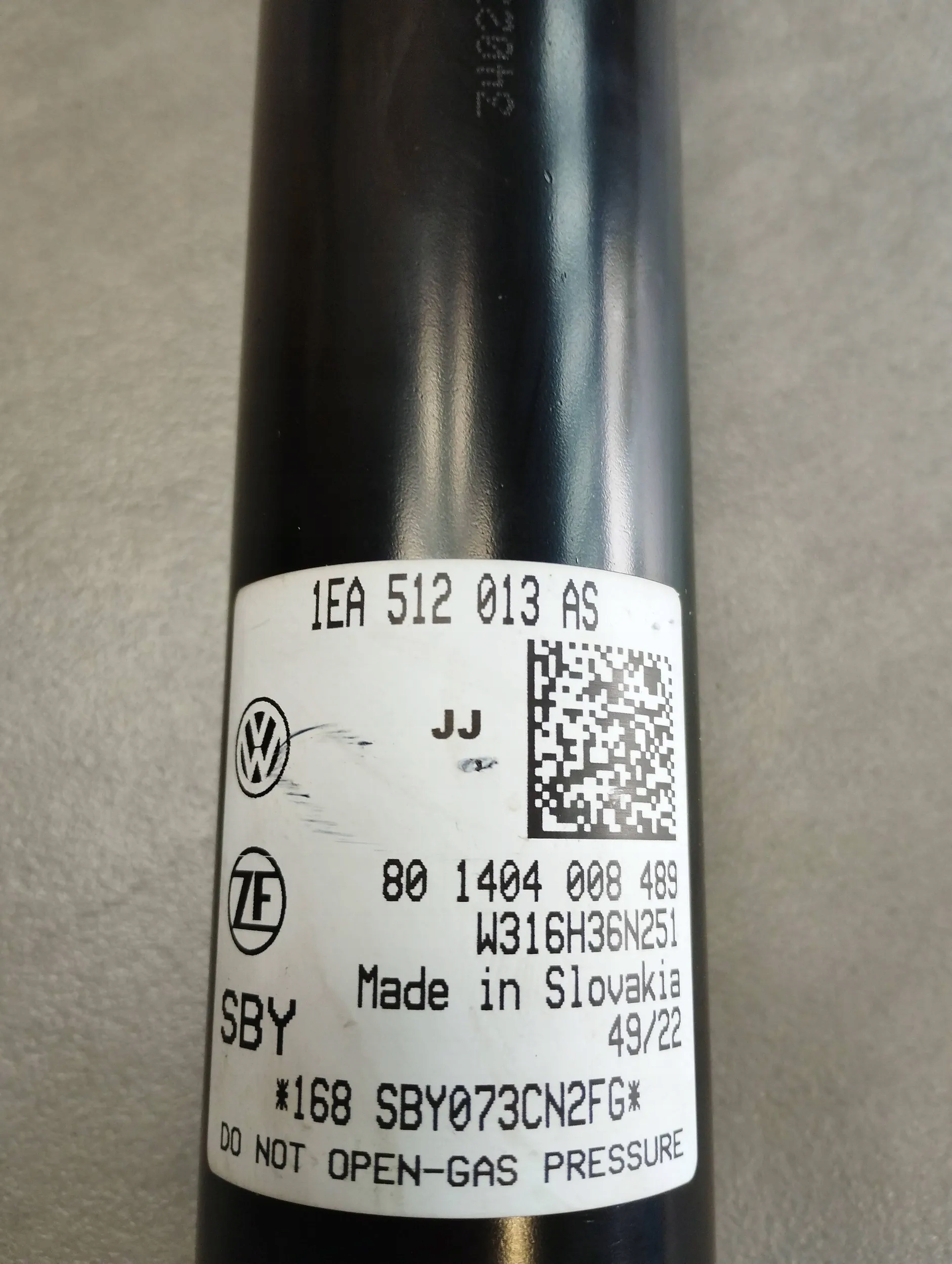 Audi Q4 e-tron shock absorber rear part 1EA512013AS