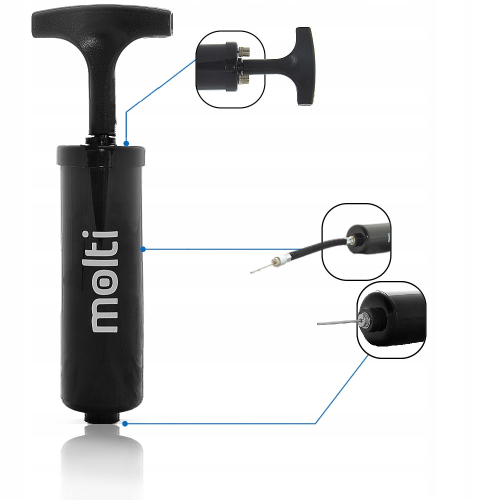 Piłka do kosza + pompka r.7 treningowa koszykówki molti Model PK003+PP001