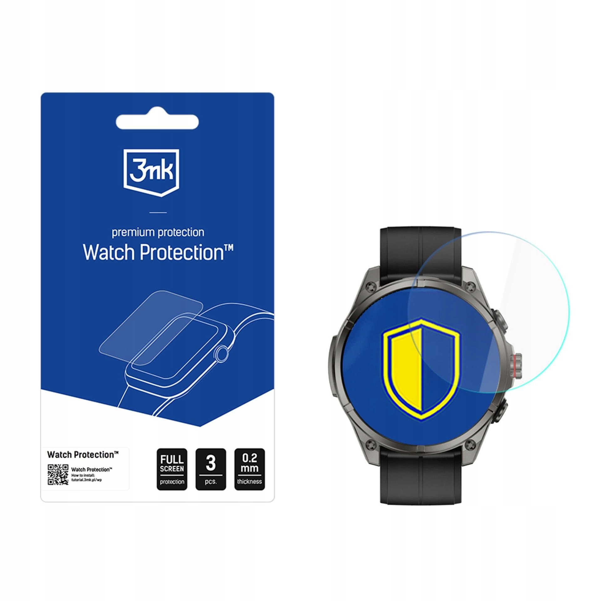 3 szt. Szkło hybrydowe do Carneo Gtr eXpedition 3mk Watch Protection