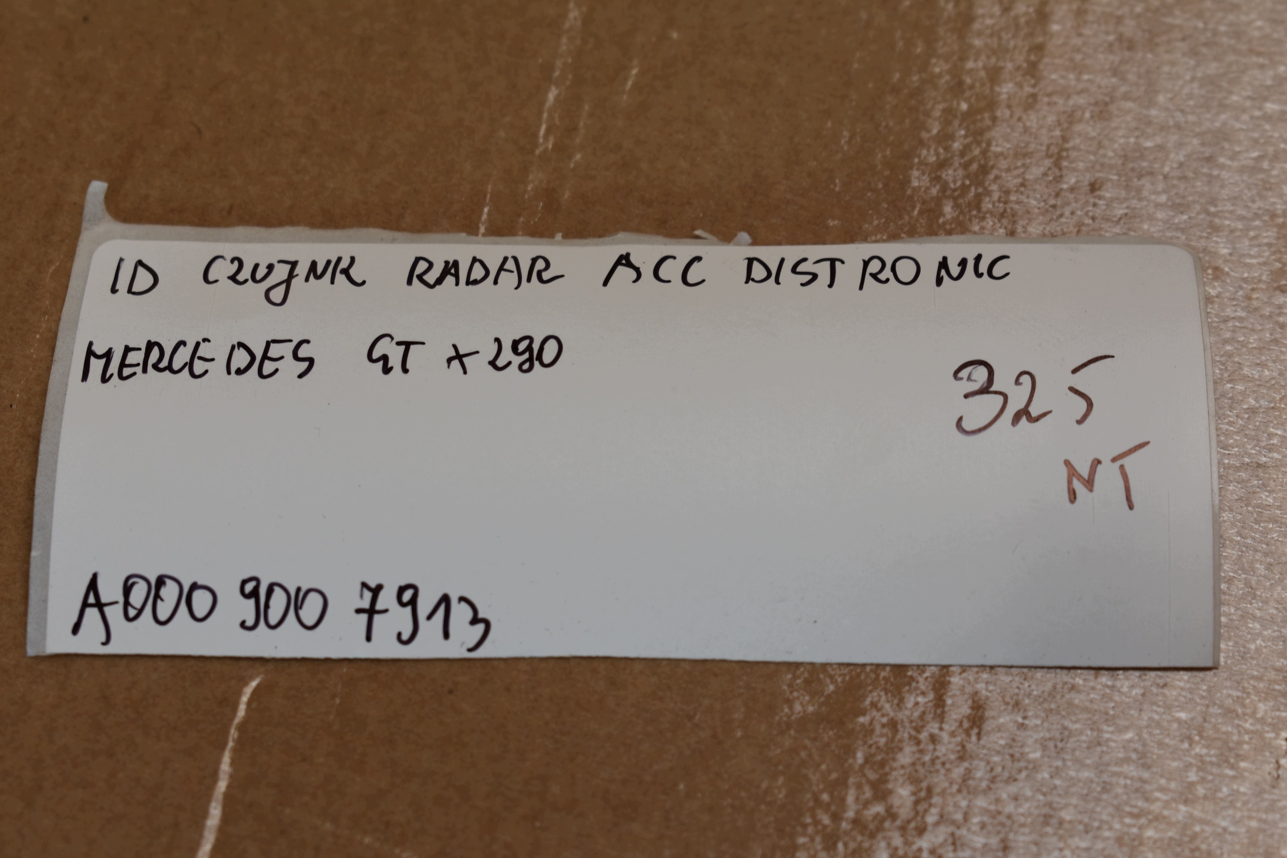 IDEALNY Sensor RADAR ACC DISTRONIC MERCEDES GT X290 1