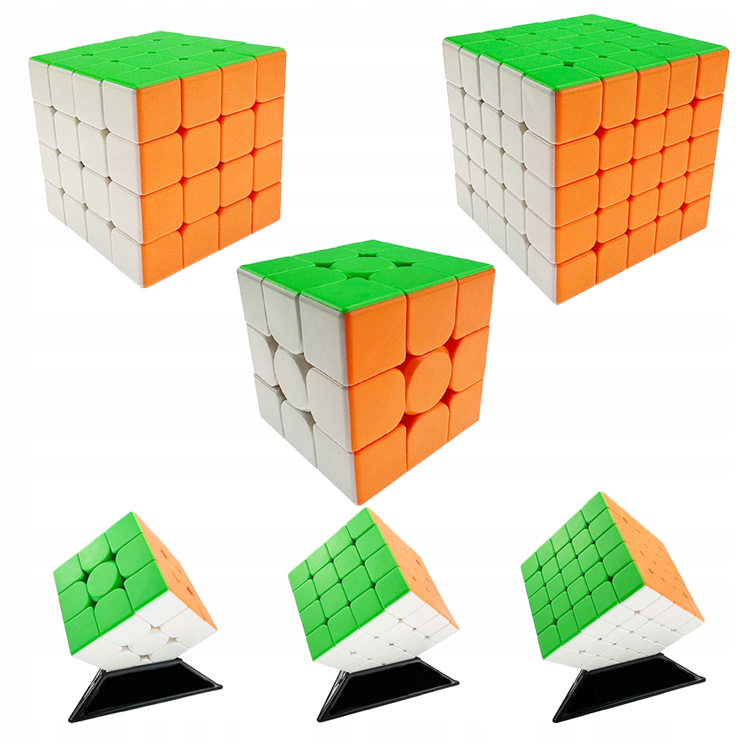 KOSTKA MoYu ZESTAW 3x3 4x4 5x5 ORYGINALNA SZYBKA