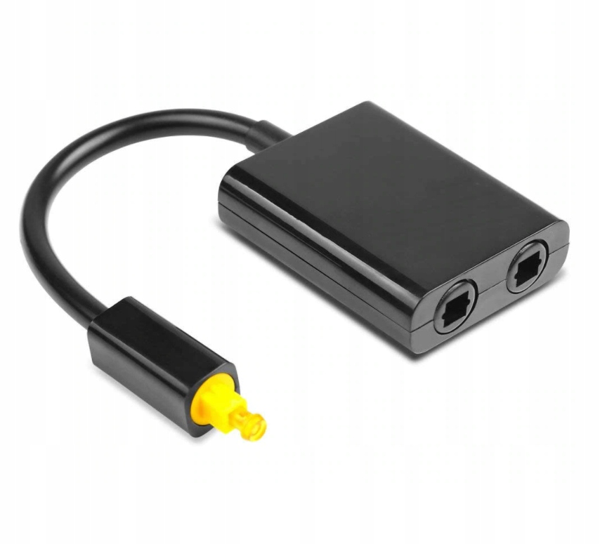 

Adapter rozdzielacz splitter optyczny Toslink 1x2