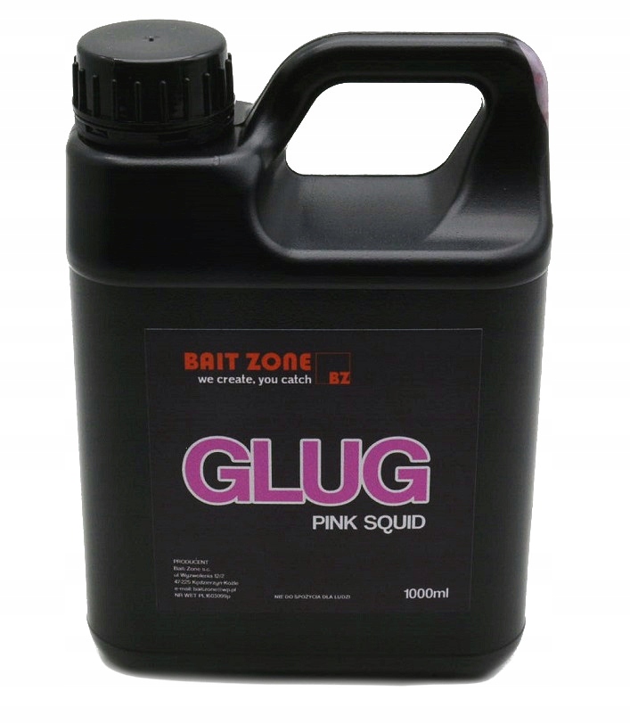 Glug Pink Squid 1000ml Bait-zone