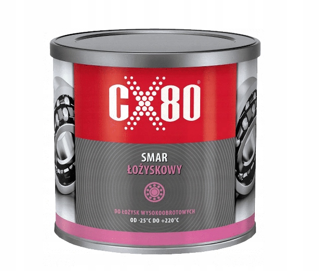 CX80 Smar łożyskowy litowy do łożysk wysokoobrotowych 500g