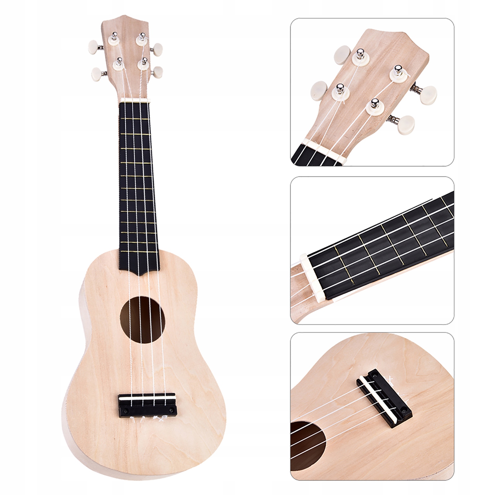 UKULELE SOPRANOWE POKROWIEC PIÓRKA STROIK AKORDY Marka inna