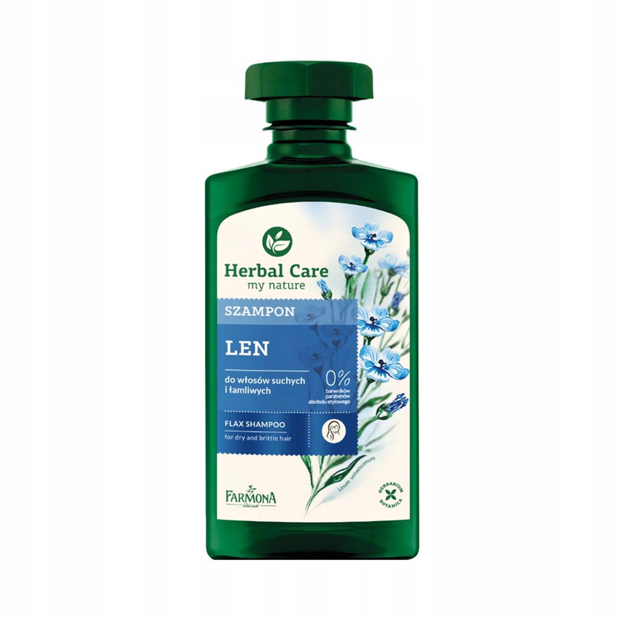 

Herbal Care Szampon Do Włosów 330ML Len