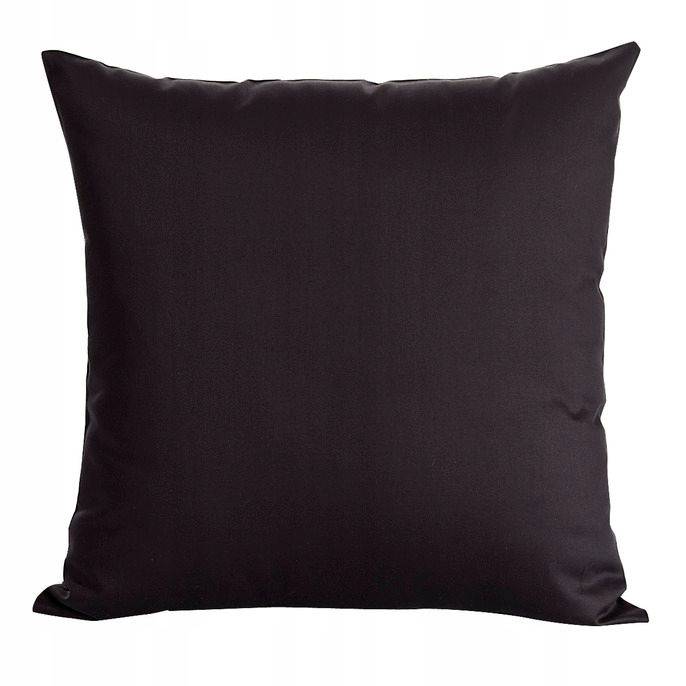 Poszewka 70x80 czarna jednobarwna