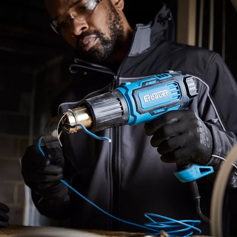 Opalarka Erbauer Lcd 2000 W Zasilanie sieciowe