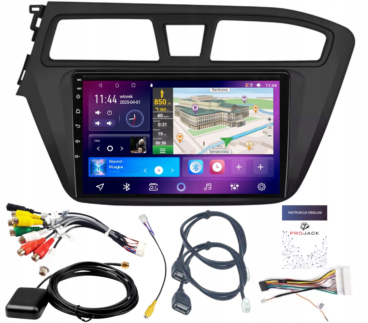 Autorádio Gps Android Hyundai I20 2015-2017 Carplay Wifi 4GB 64GB