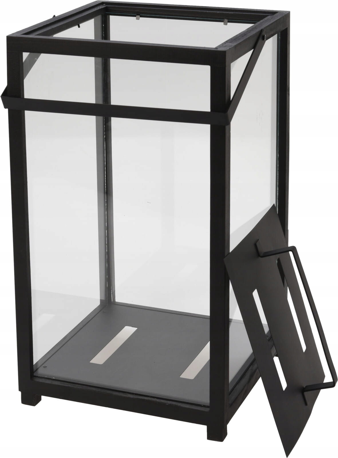 LAMPION zestaw 2 szt. 44 cm i 33 cm czarny metalo Rodzaj latarnia