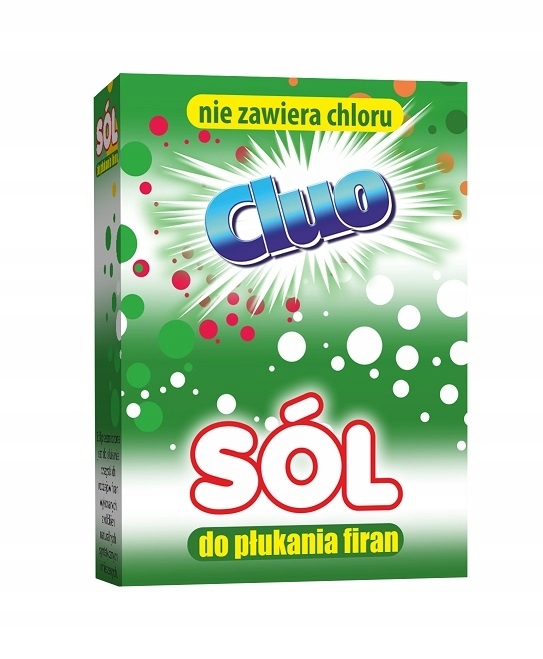 

Sól Do Płukania Firan Cluo 450G Bez Chloru firanki