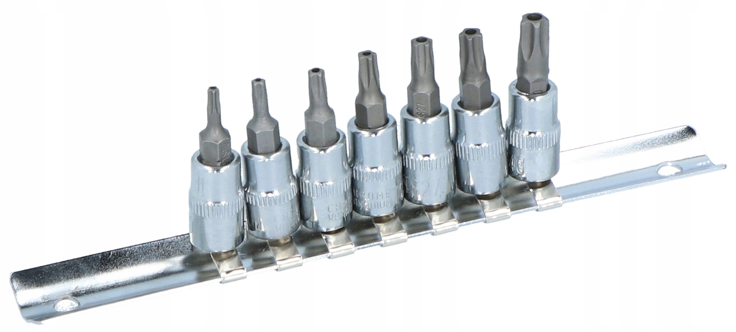 Nasadki Torx Ts 5RAMIENNE Z Dziurą 1/4