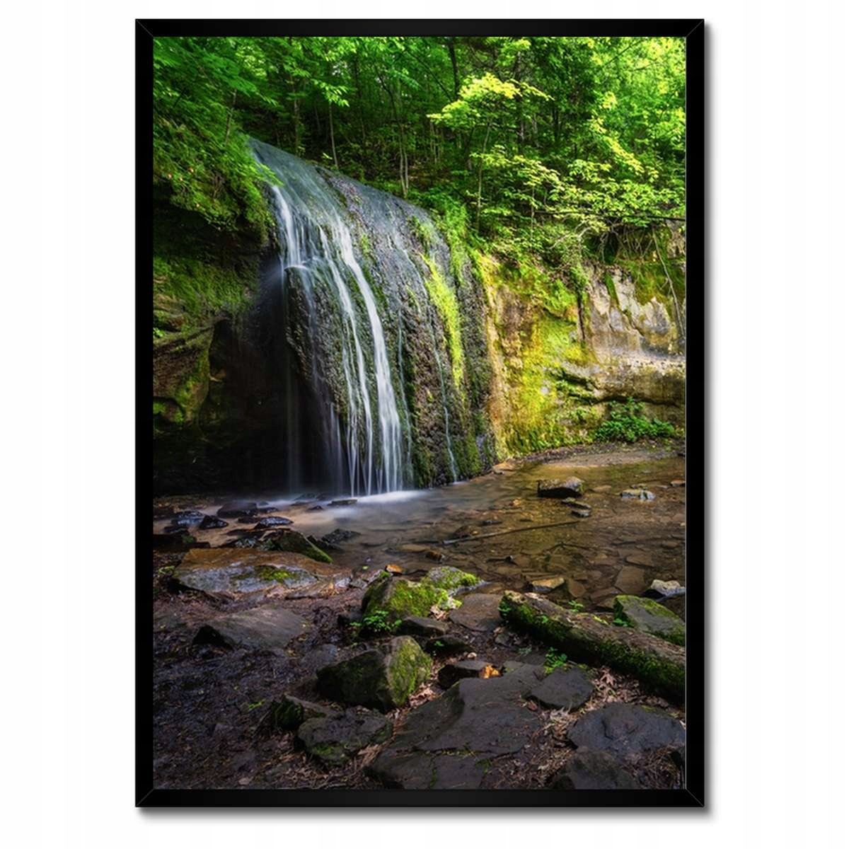 Plakáty v rámu 50x70 Vodopád Tropický les