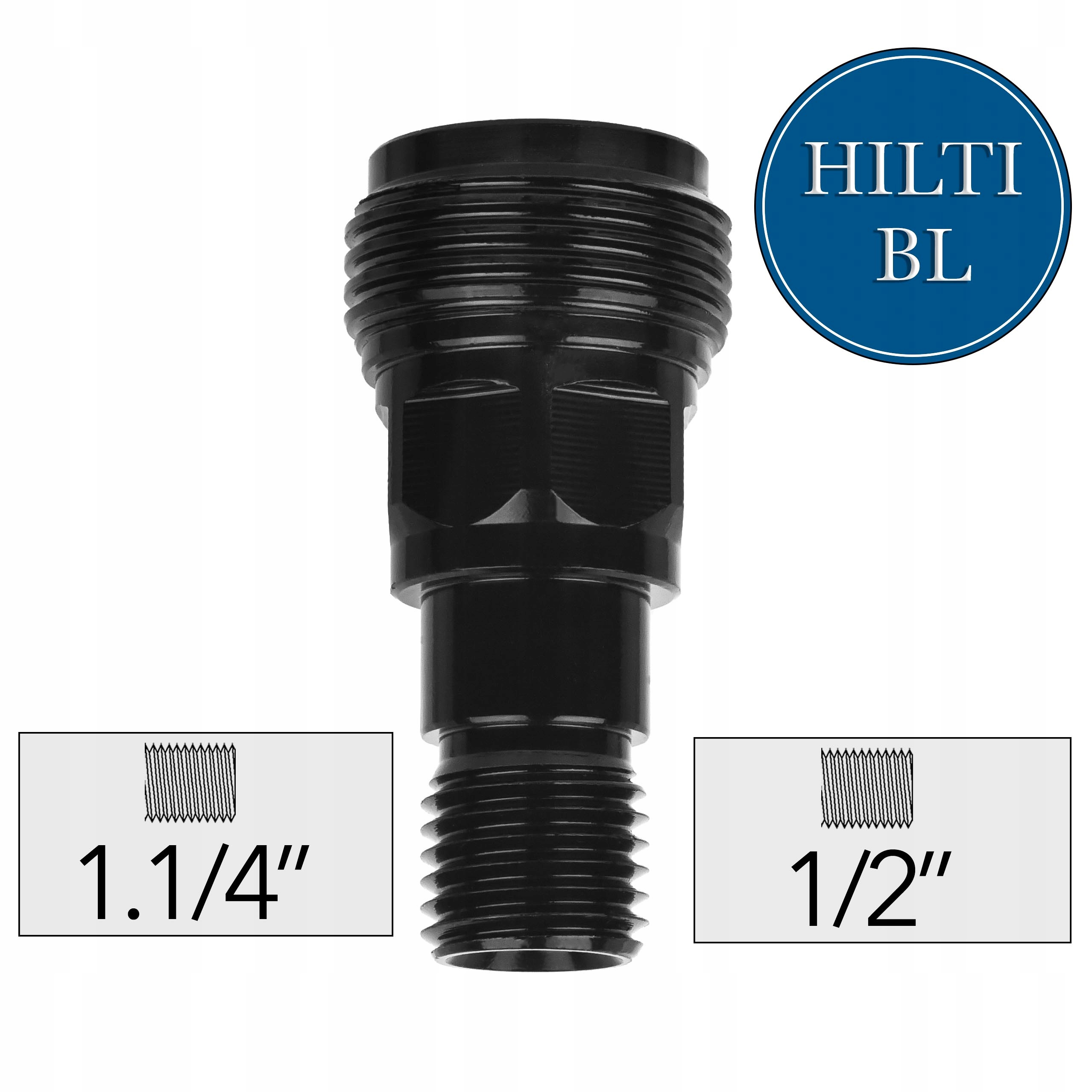 Adapter HILTI BL na 1.1/4" czop + 1/2" mufa Marka Melver