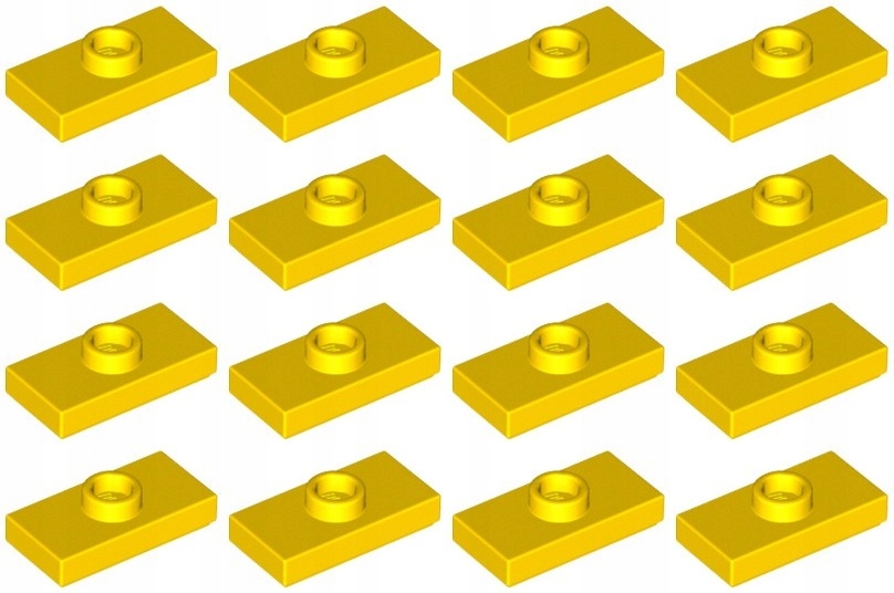 

Lego 15573 Płytka 1x2 żółta (5g) 16 szt