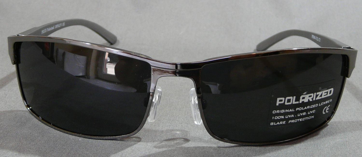 OKULARY MĘSKIE POLARYZACYJNE PRIUS FLEX ETUI UV400 Wzór dominujący bez wzoru