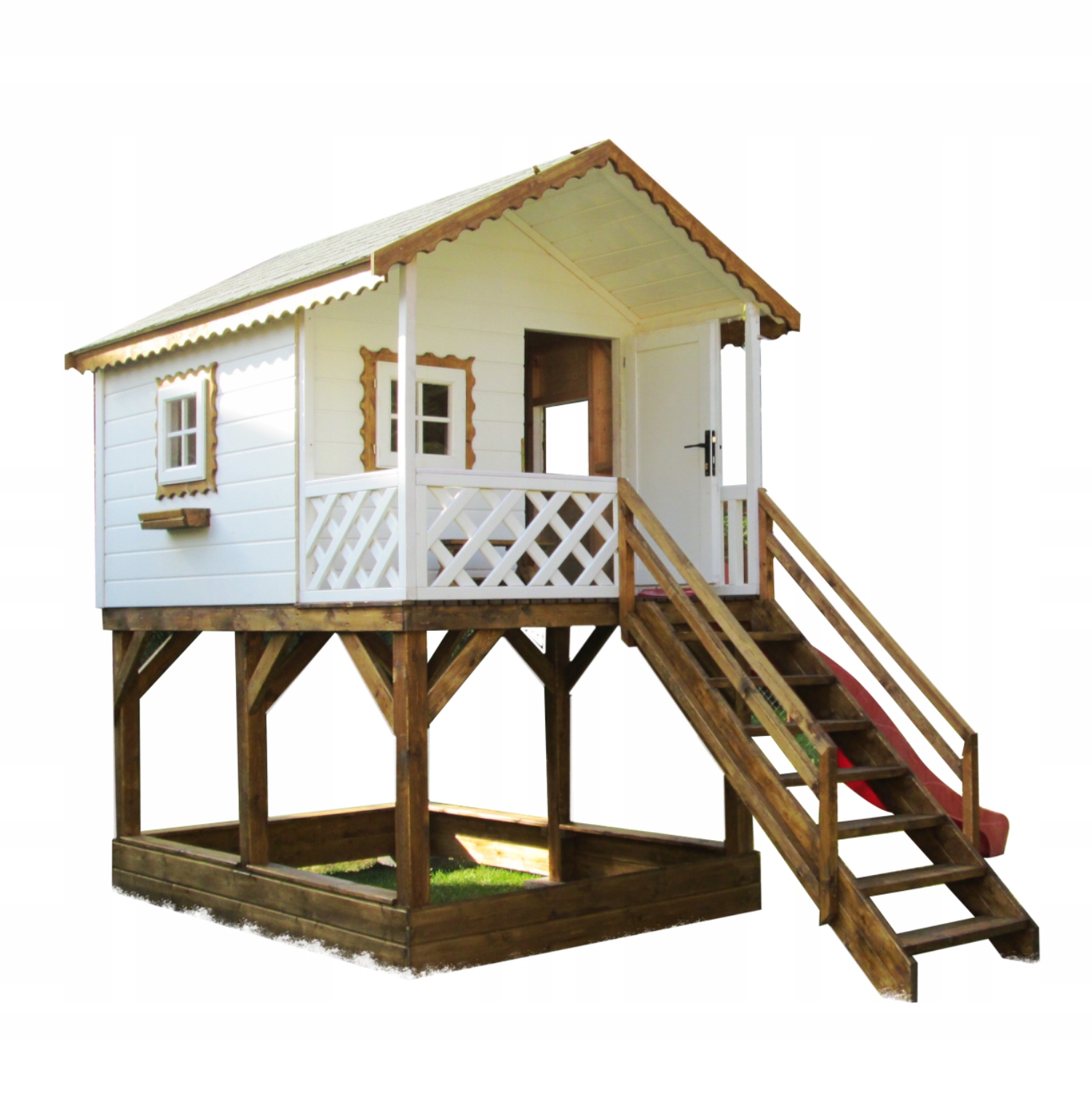 Игровой деревянный детский дом слайд купить в украине недорого: продажа ...