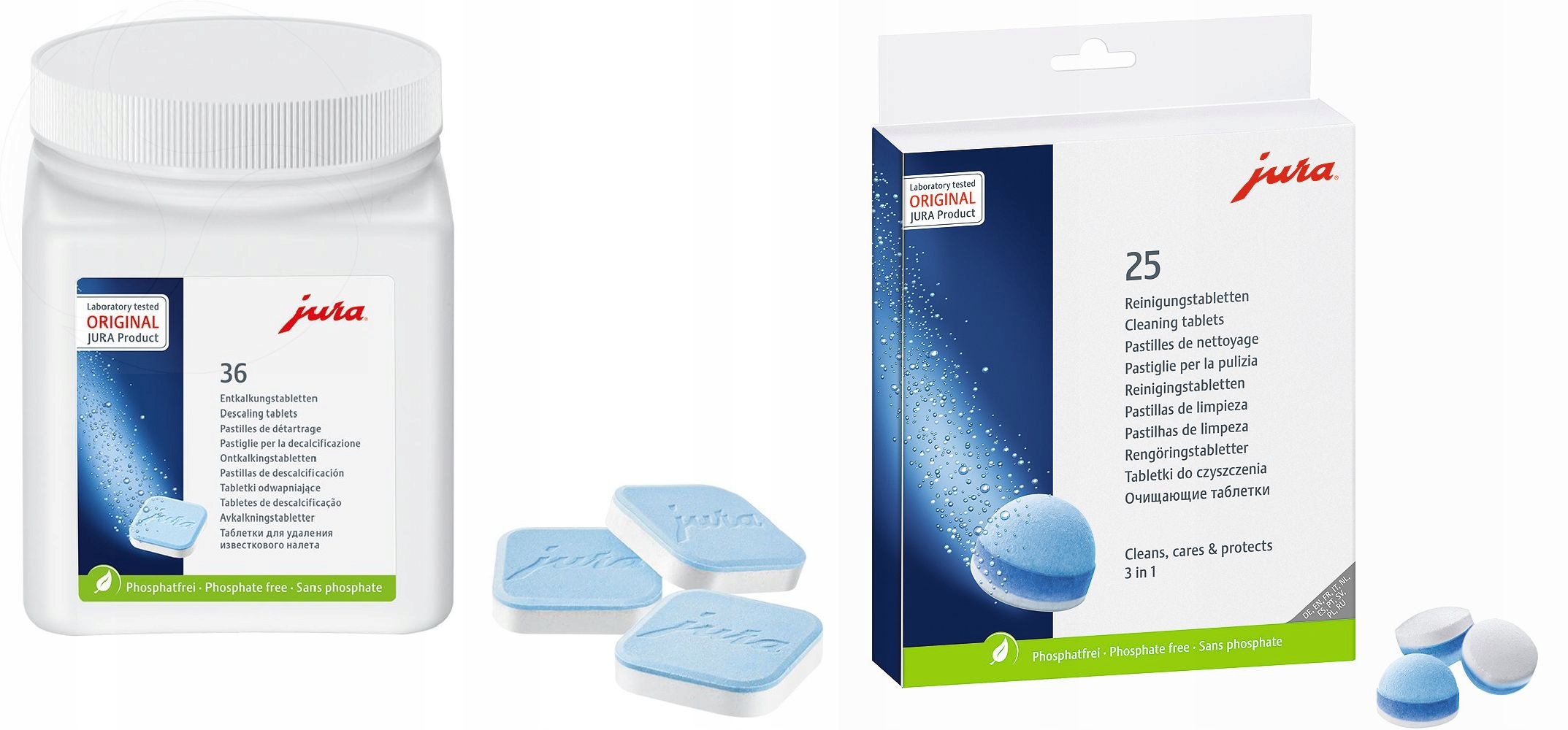

Jura Tabletki ODKAMIENIAJĄCE36+CZYSZCZĄCE25 Zestaw