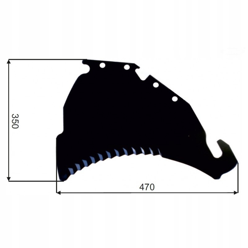 434100 - НІЖ ДЛЯ САМОХІДНОГО ПРИЧЕПА STRAUTMANN