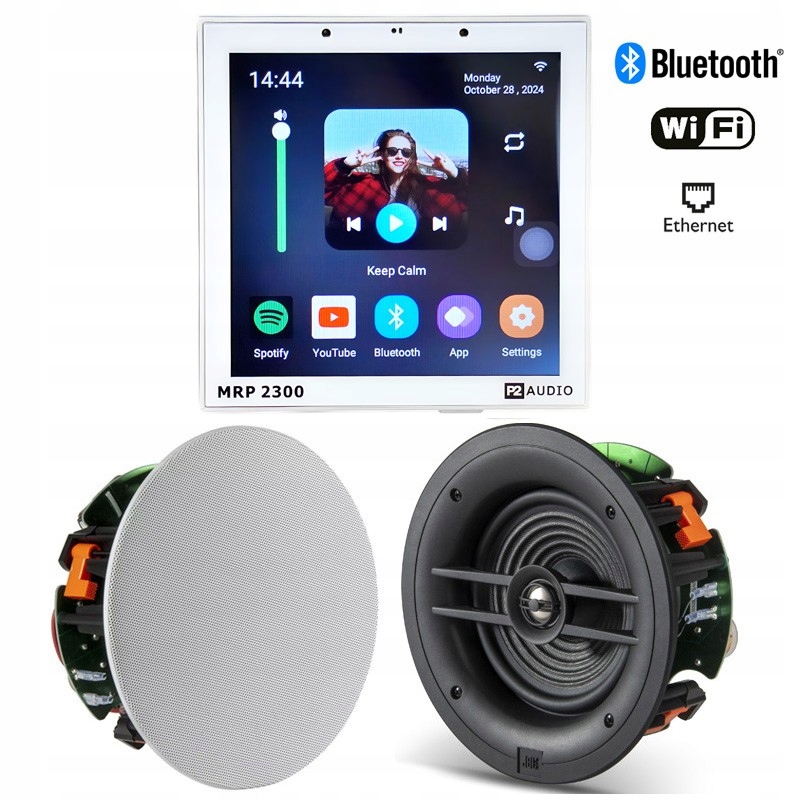 P2 Audio Podomietkové Internetové Rádio Wifi Bt Reproduktory Jbl 60W