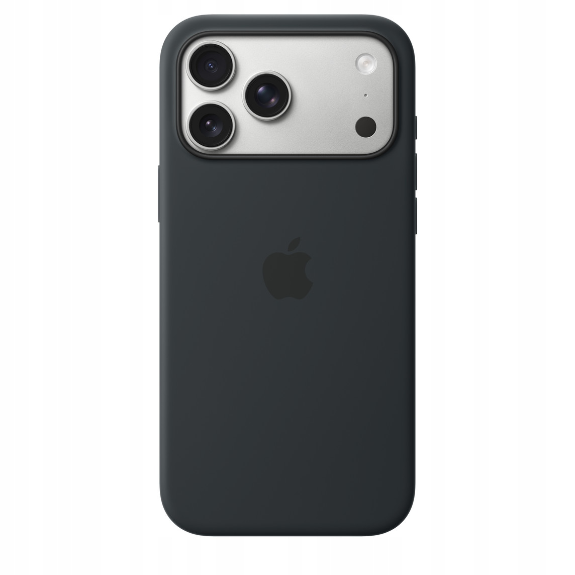 Silikonový kryt Magnetické na iPhone 16 Pro Max Black černý