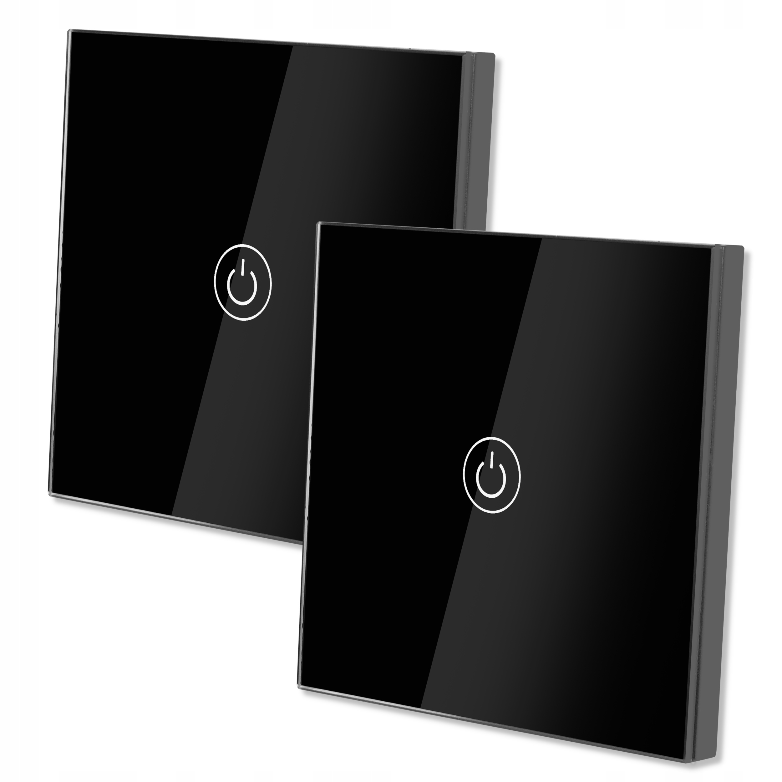 

2X Włącznik Światła Led Schodowy Krzyżowy Szklany