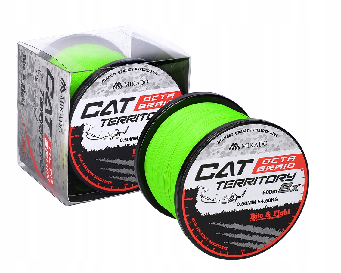 Plecionka Mikado Cat Territory Octa Braid Fluo 0,60MM/61,8KG/600M
