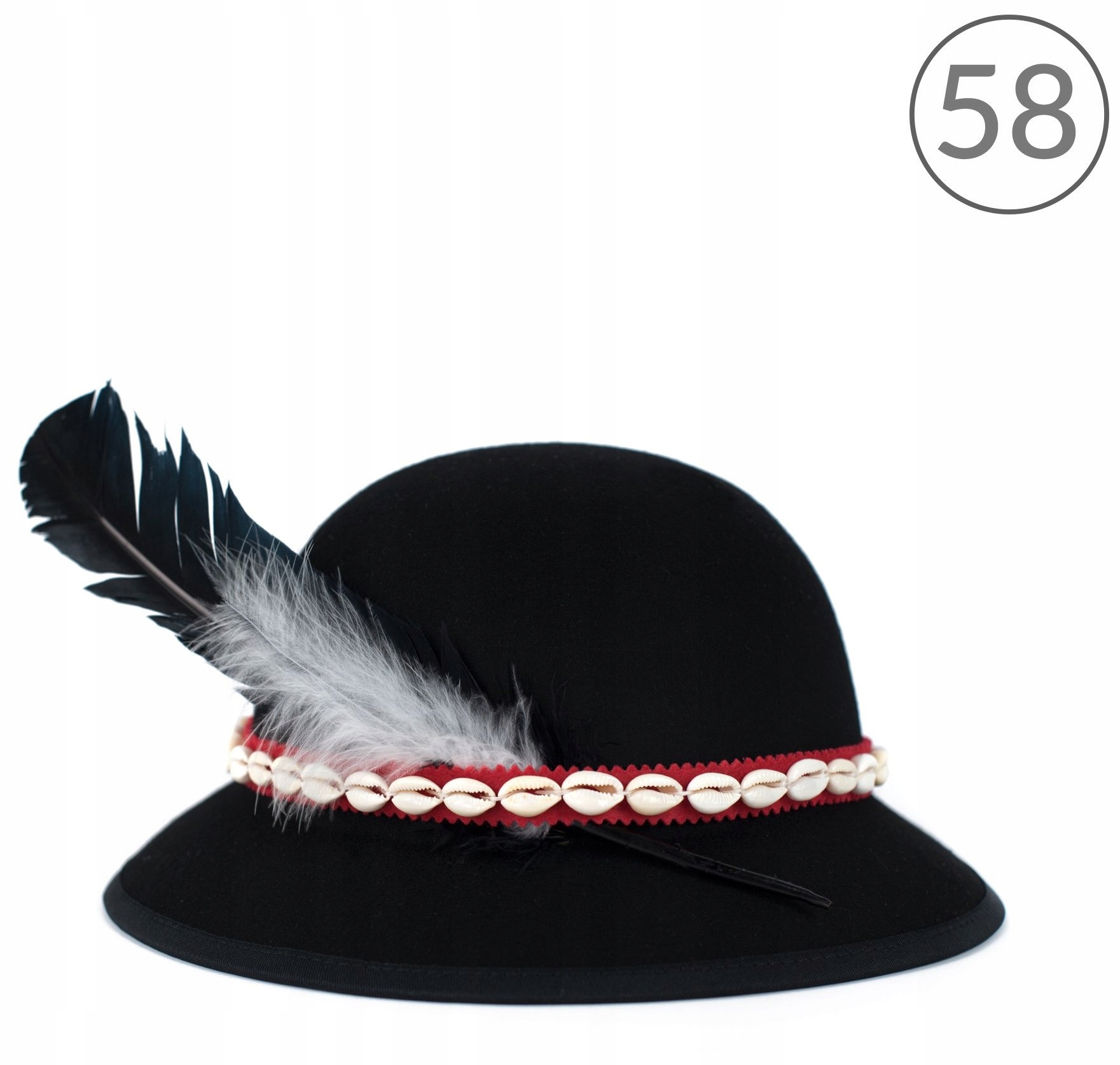 

Szaleo Wełniany Kapelusz góralski Unisex cz16232-8