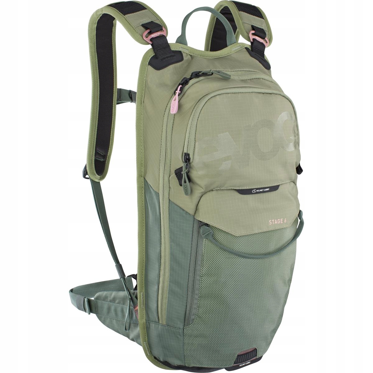 Plecak Rowerowy Turystyczny Evoc Stage 6 l Light Olive Z Mocowaniem Kasku