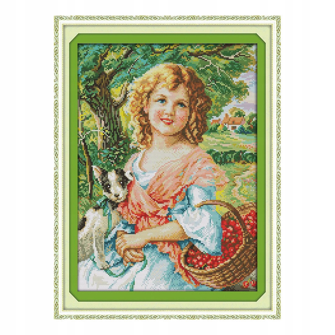 Křížková výšivka počítaná sada (kanva, mulina)