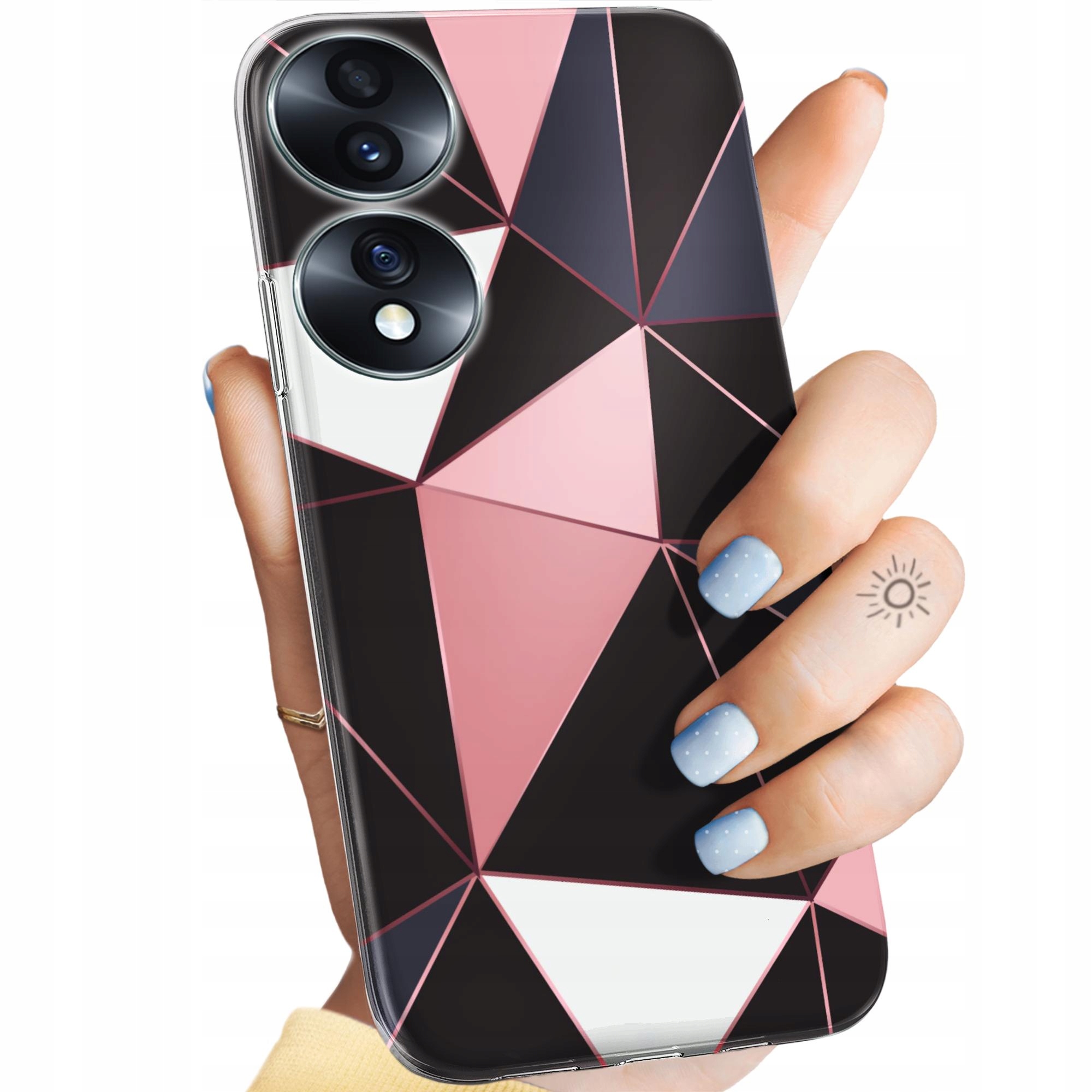 Etui Do Honor 70 Mozaika Sztuka Kolorowa Obudowa Pokrowiec Case