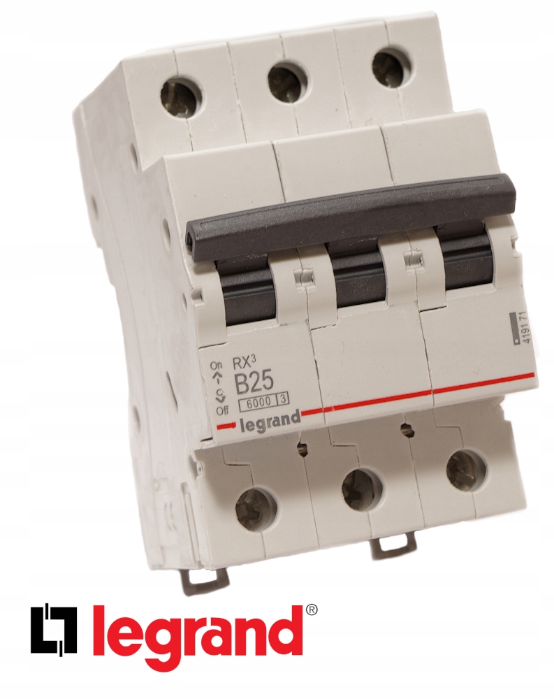 

Bezpiecznik Legrand RX3 B25A 3P s303 419171