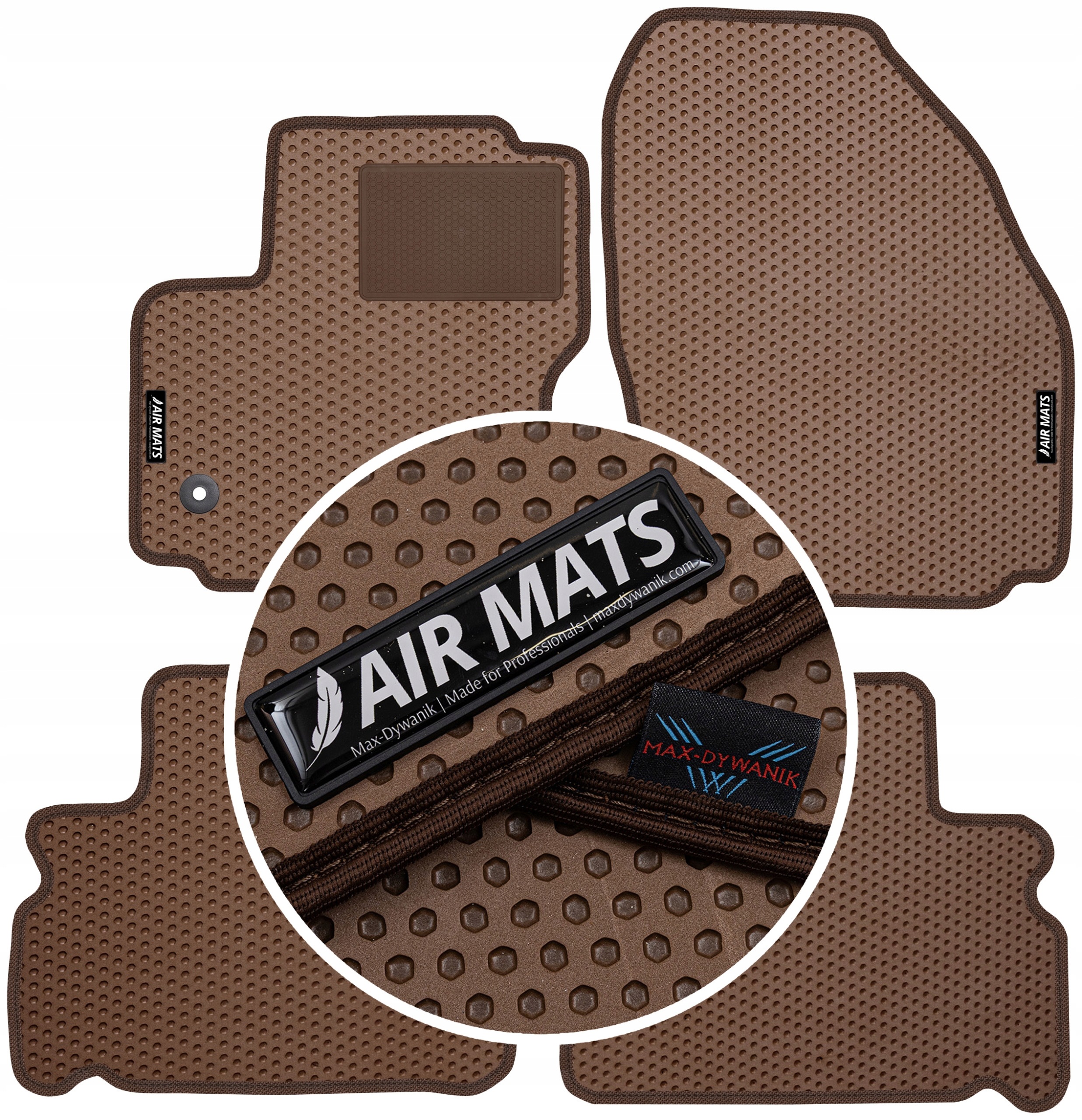Galaxy II Fl 5os 2010-2015 Gumové rohože Air Mats Hnědé