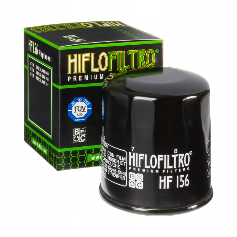 Hiflofiltro Filtr Oleju HF156