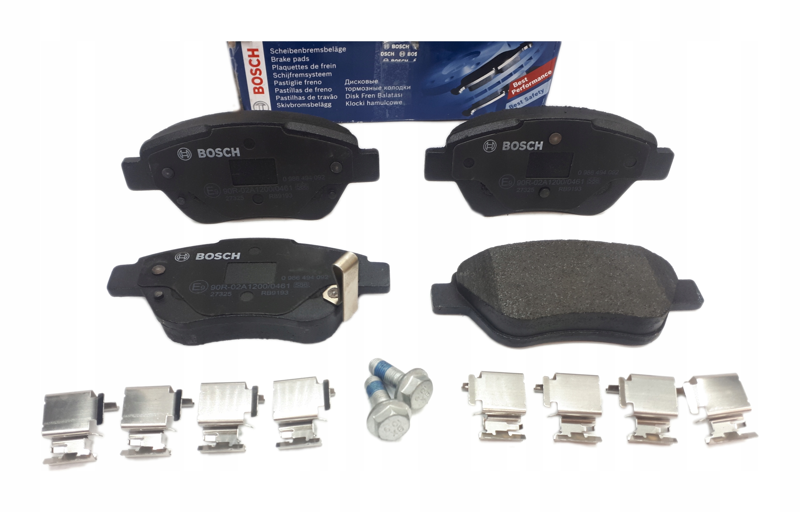 0 986 - ТОРМОЗНЫЕ КОЛОДКИ ОСИ ПЕРЕДНИЕ BOSCH OPEL ADAM CORSA D