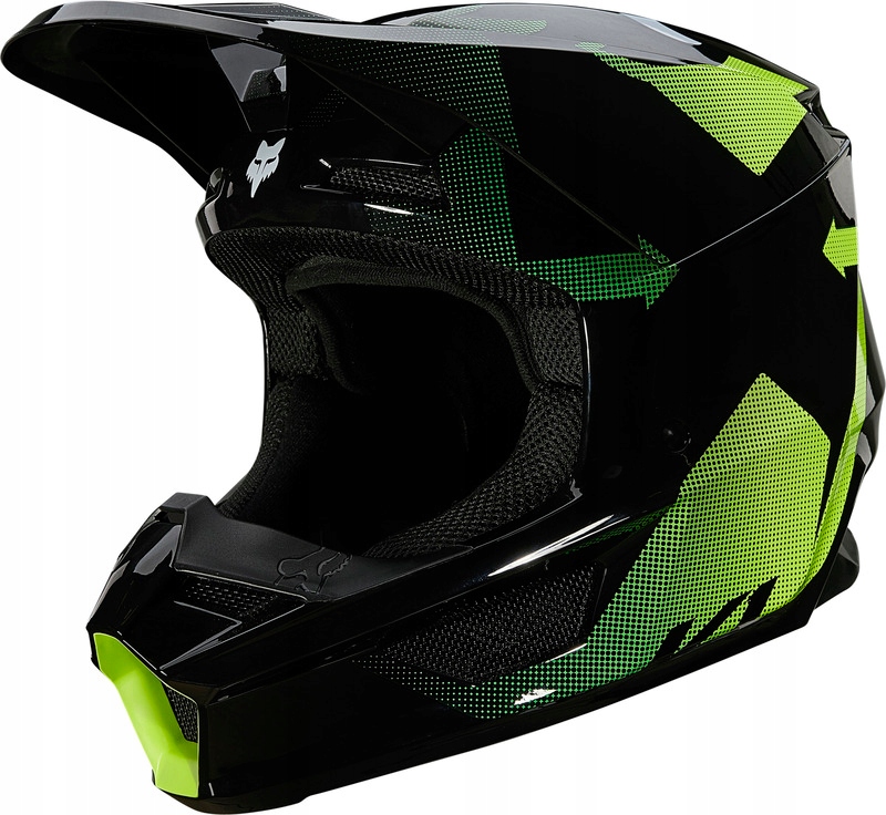 KASK NA CROSSA QUAD FOX V-1 TAYZER BLACK GREEN S