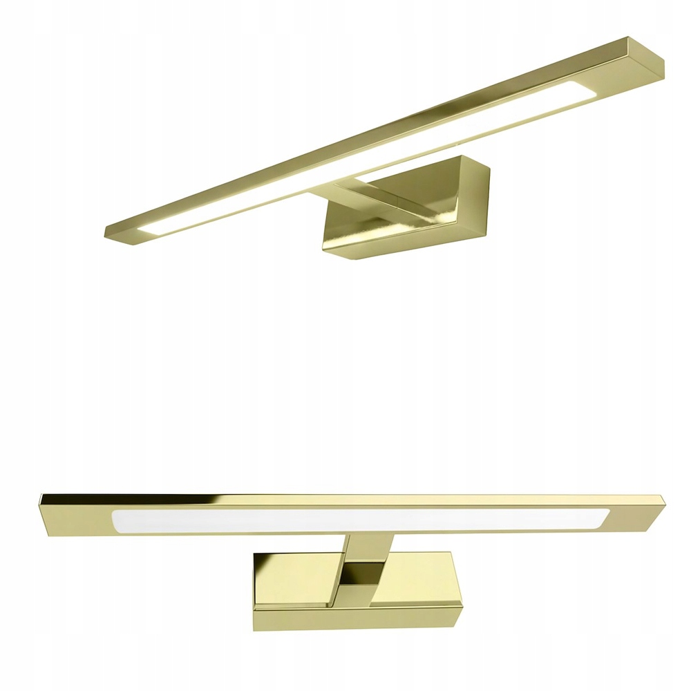 Koupelnové nástěnné svítidlo nad zrcadlo IP44 zlaté Klimt 12W 60cm ML2042 Milagro