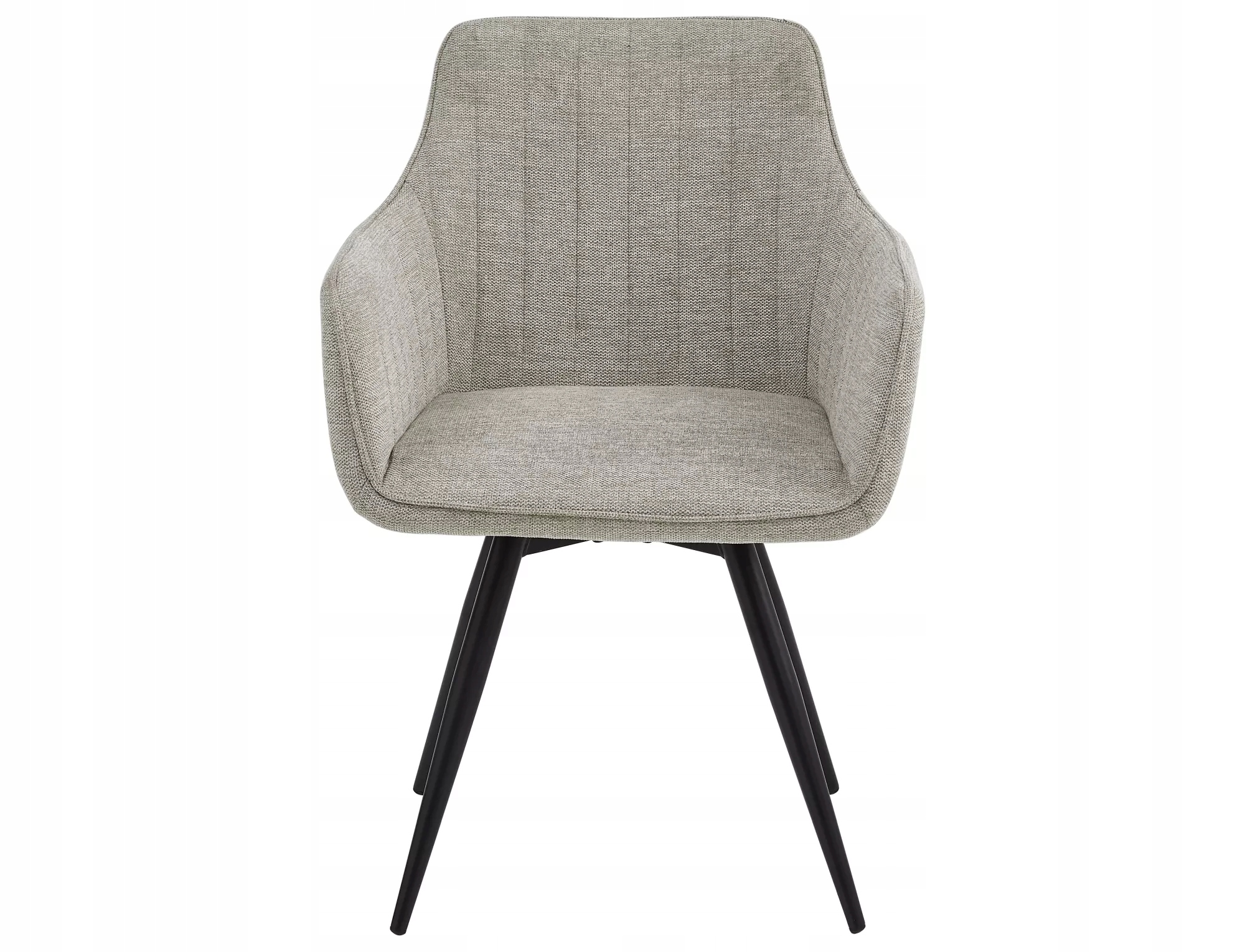 Čalúnená stolička Ballo Brego s čiernym roštom svetlo béžová látka 31