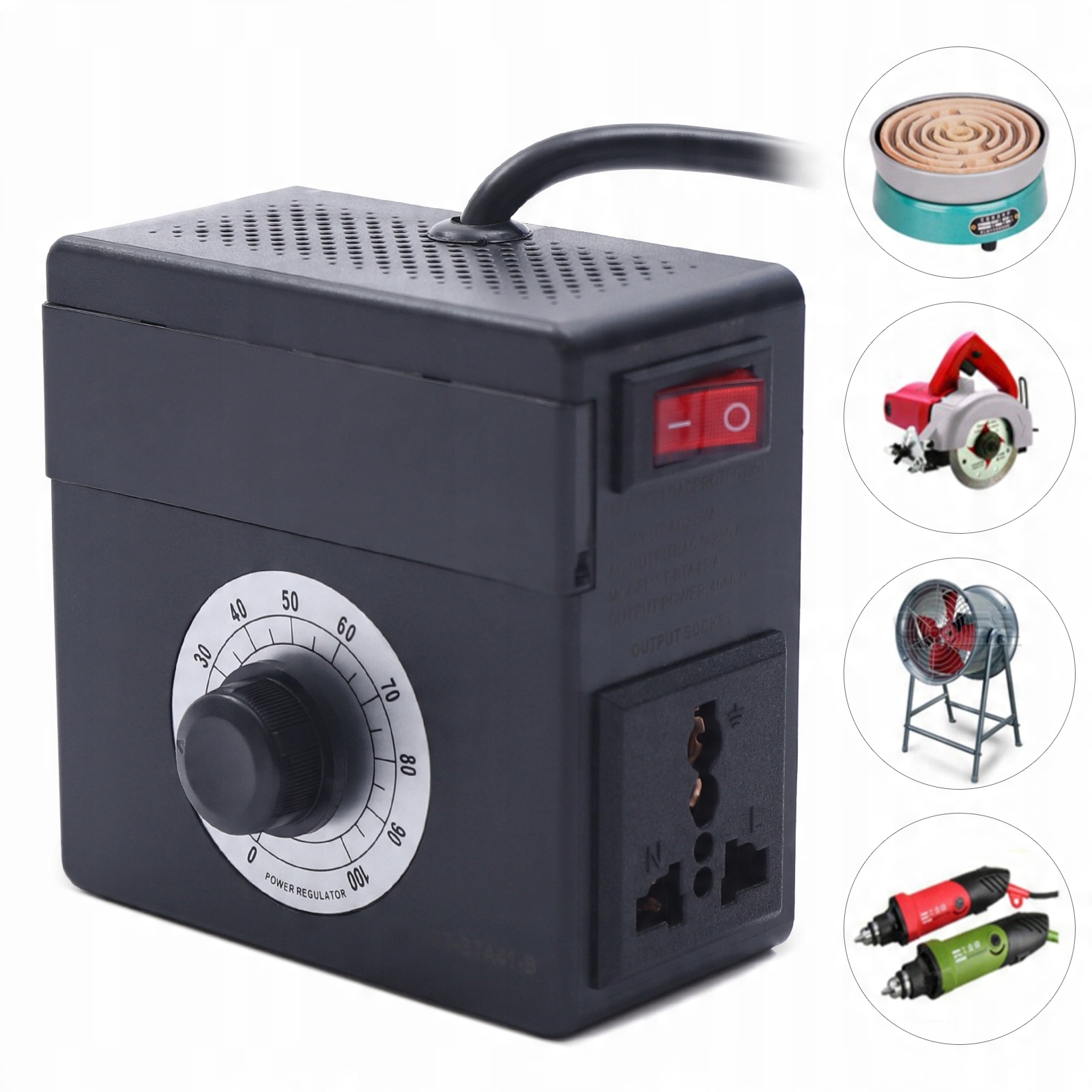 Регулятор скорости двигателя 2000W Type Speed Controller