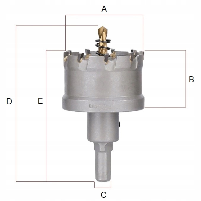 OTWORNICA DO METALU KORONKA WIDIOWA WIERTŁO 45mm Kod producenta G39688