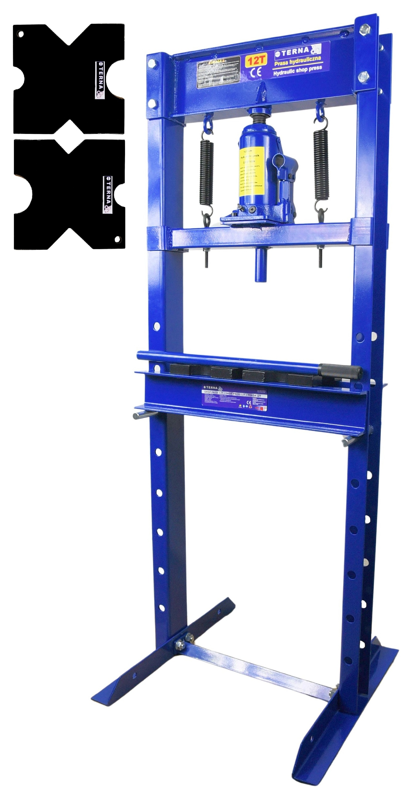 Prasa Hydrauliczna 12T Ton Warsztatowa 2 Pryzmy Prasy