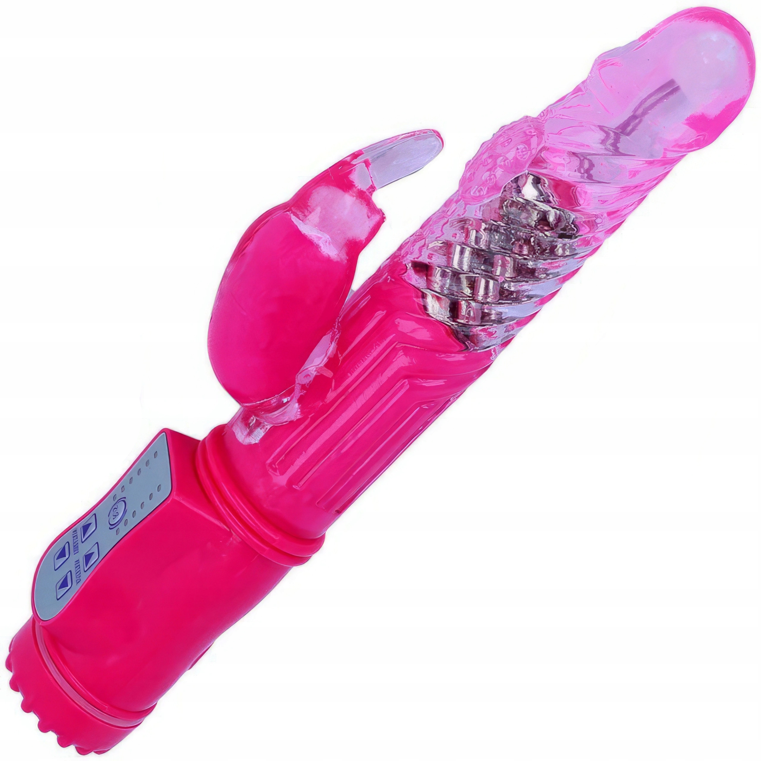 Wibrator Rotacyjny Króliczek Góra-Dół Ze Stymulatorem Łechtaczki 36 Funkcji