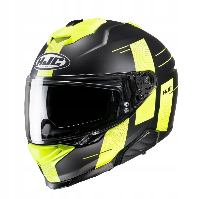 Motocyklová Prilba Hjc I71 Peka Black Yellow S