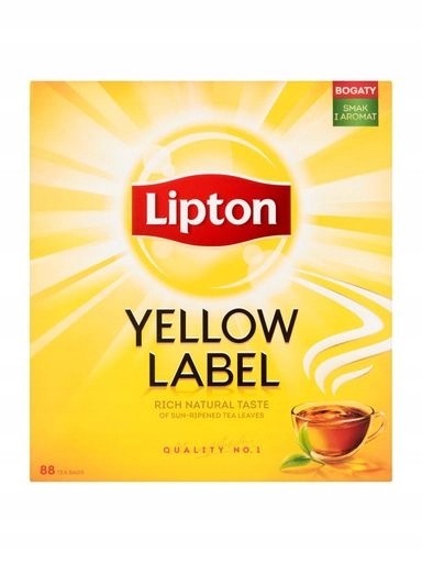 Levně Lipton Yellow Label Čaj černý 176 g (88 sáčků)