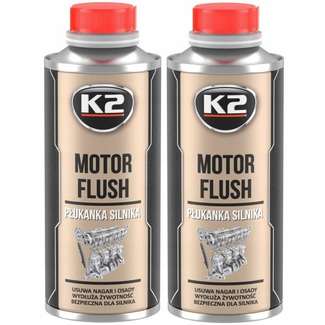 K2 Motor Flush Płukanka Silnika Czyści 250ML x2 sztuki
