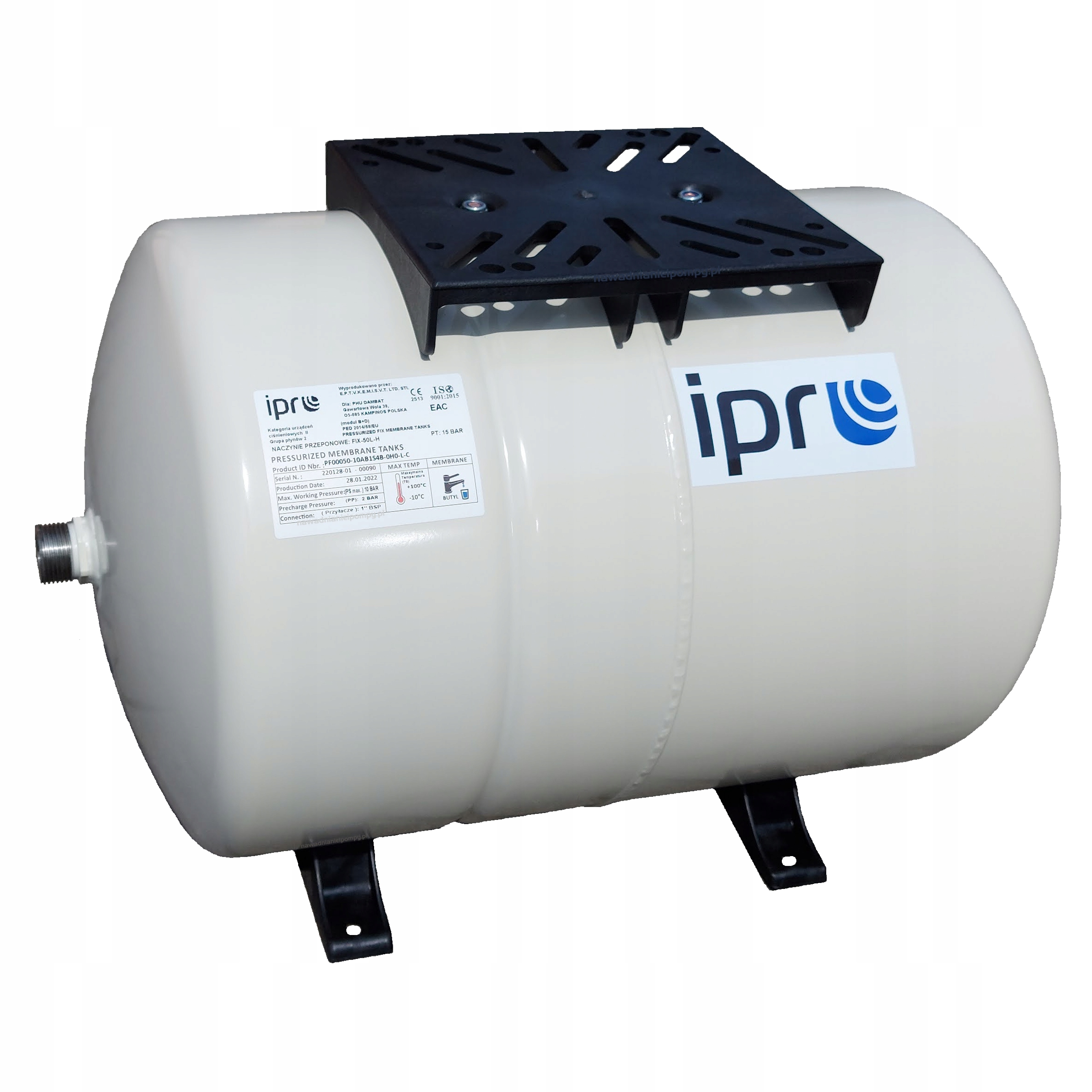 

Zbiornik hydroforowy Fix 50L 5 lat Ipro